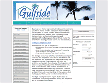 Tablet Screenshot of gulfsidehomeinspections.com